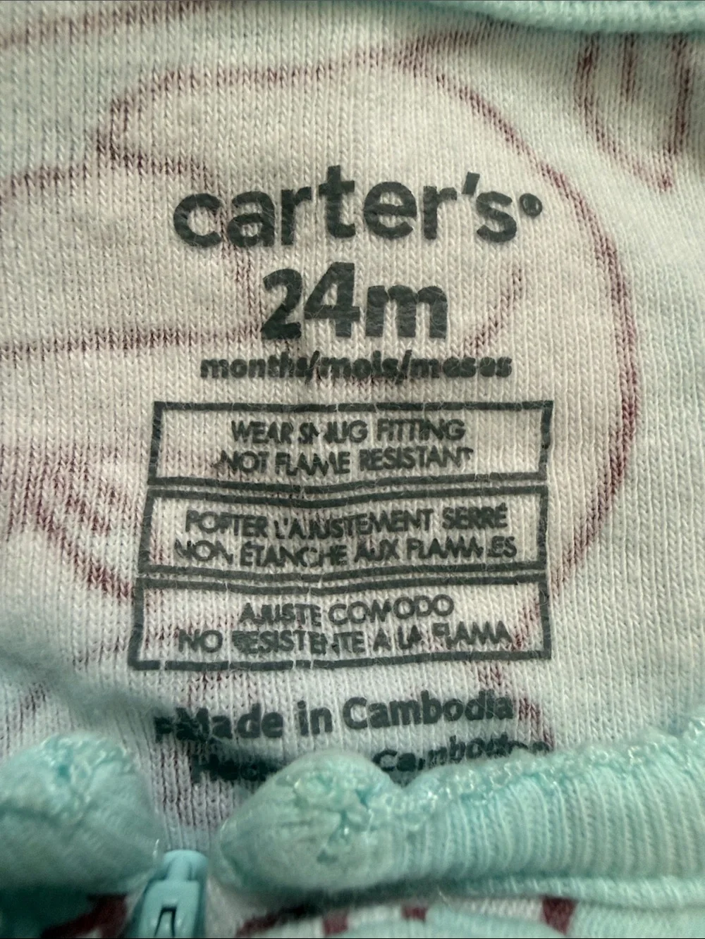 Carter's Mint Green and White Striped Baby Sleep Sacks with Animal Prints